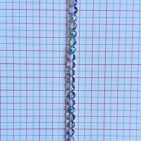 Separador Bola Mundo Morado • Cristal • 6 mm