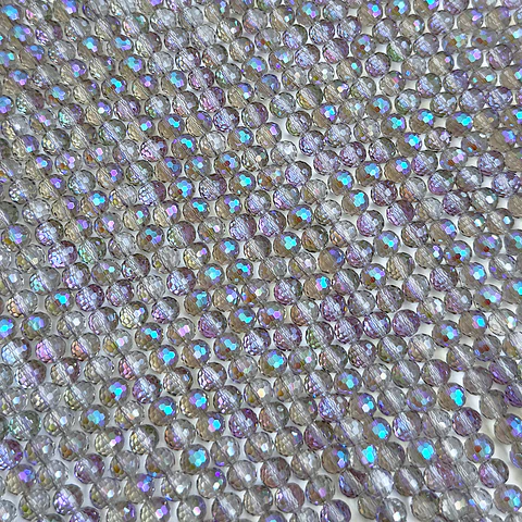 Separador Bola Mundo Morado • Cristal • 6 mm