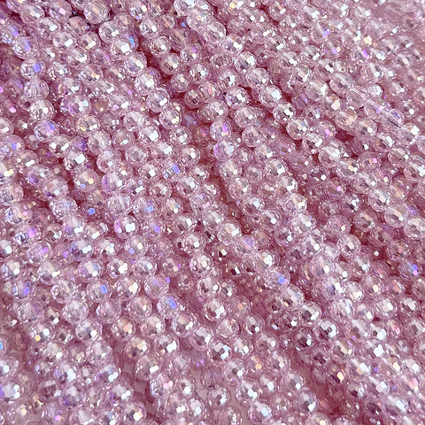 Separador Bola Mundo Rosado • Cristal • 6 mm
