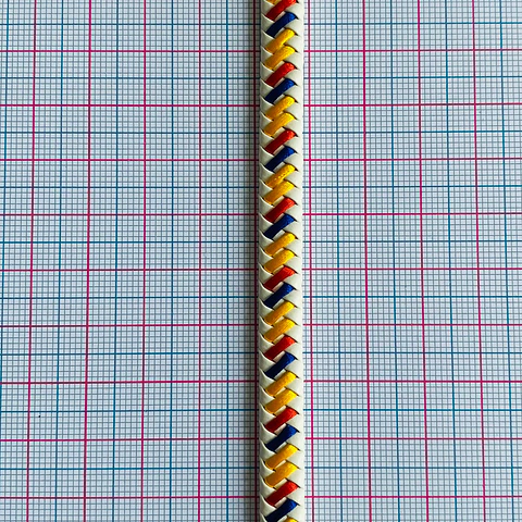 Cuero Sintético Plano Trenzado Colombia • 8 mm