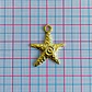 Dije Estrella de Mar Texturizada • Cover Gold • 20x25 mm - Miniatura 2