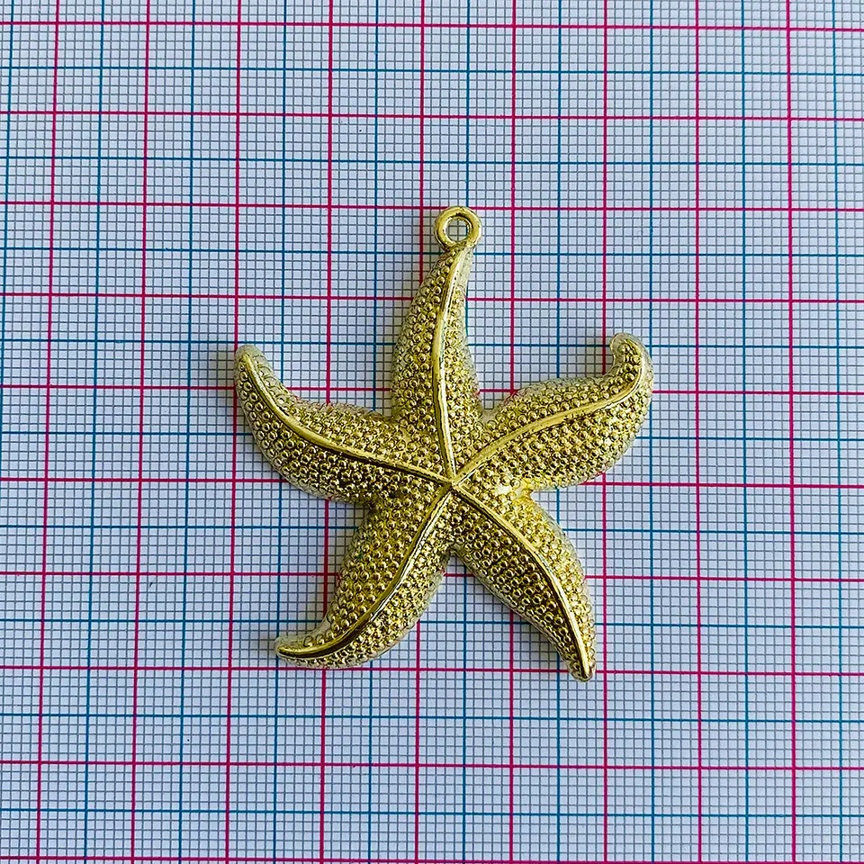 Dije Estrella de Mar Grande • Cover Gold • 45x50 mm 2