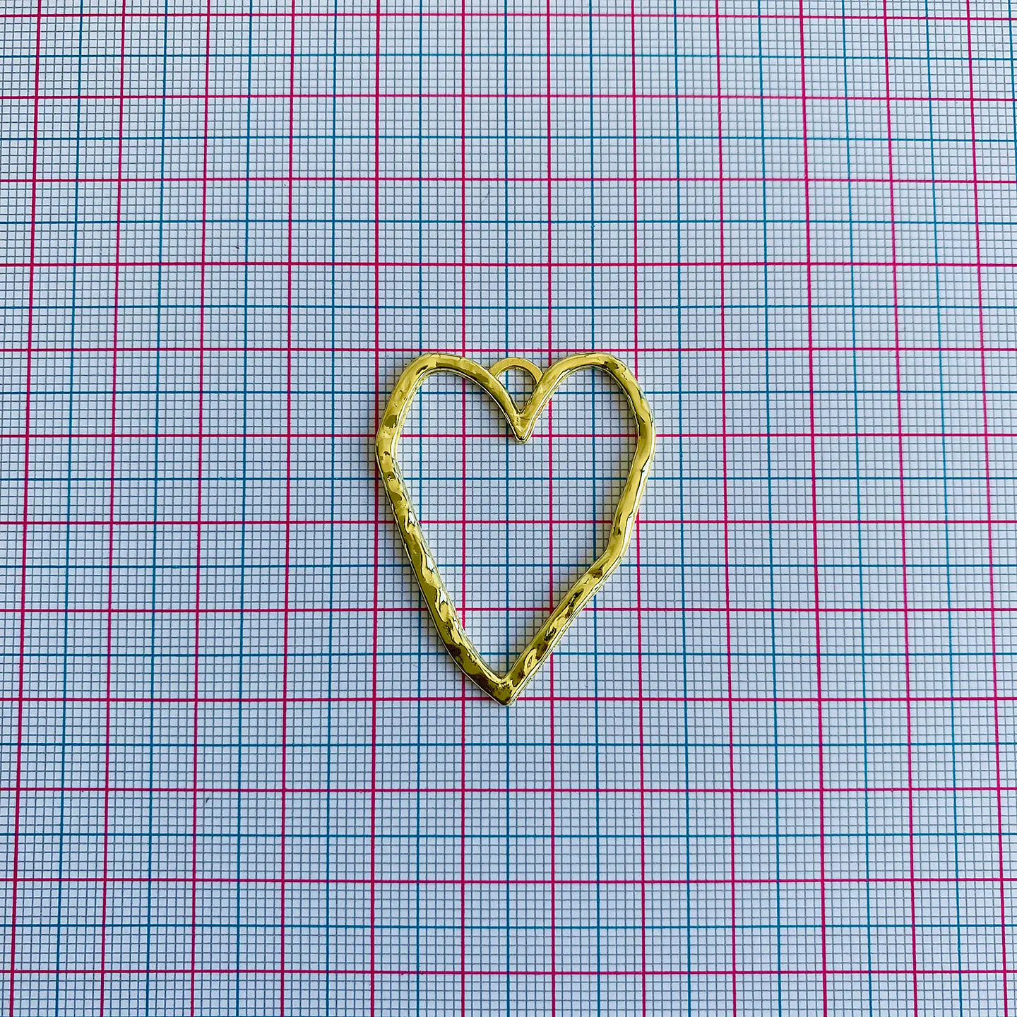 Dije Corazón Silueta • Cover Gold • 30x40 mm 2