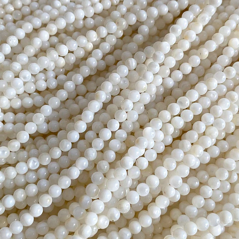 Separador Bola • Nácar • 4 mm