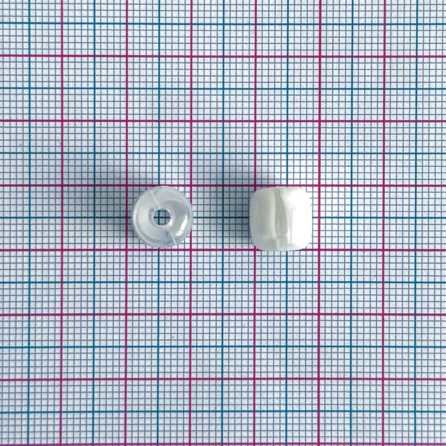 Cuenta Cilindro • Acrílico • 8x10 mm 2