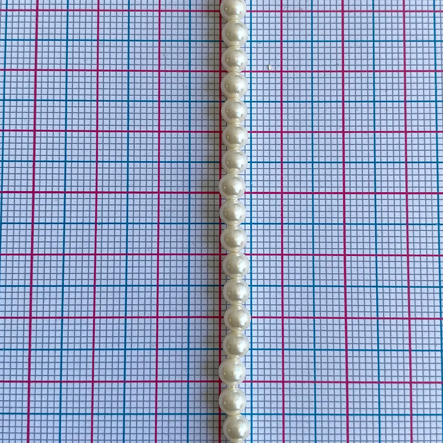 Separador Bola Beige Fuerte • Perla Shell • 4 mm 2