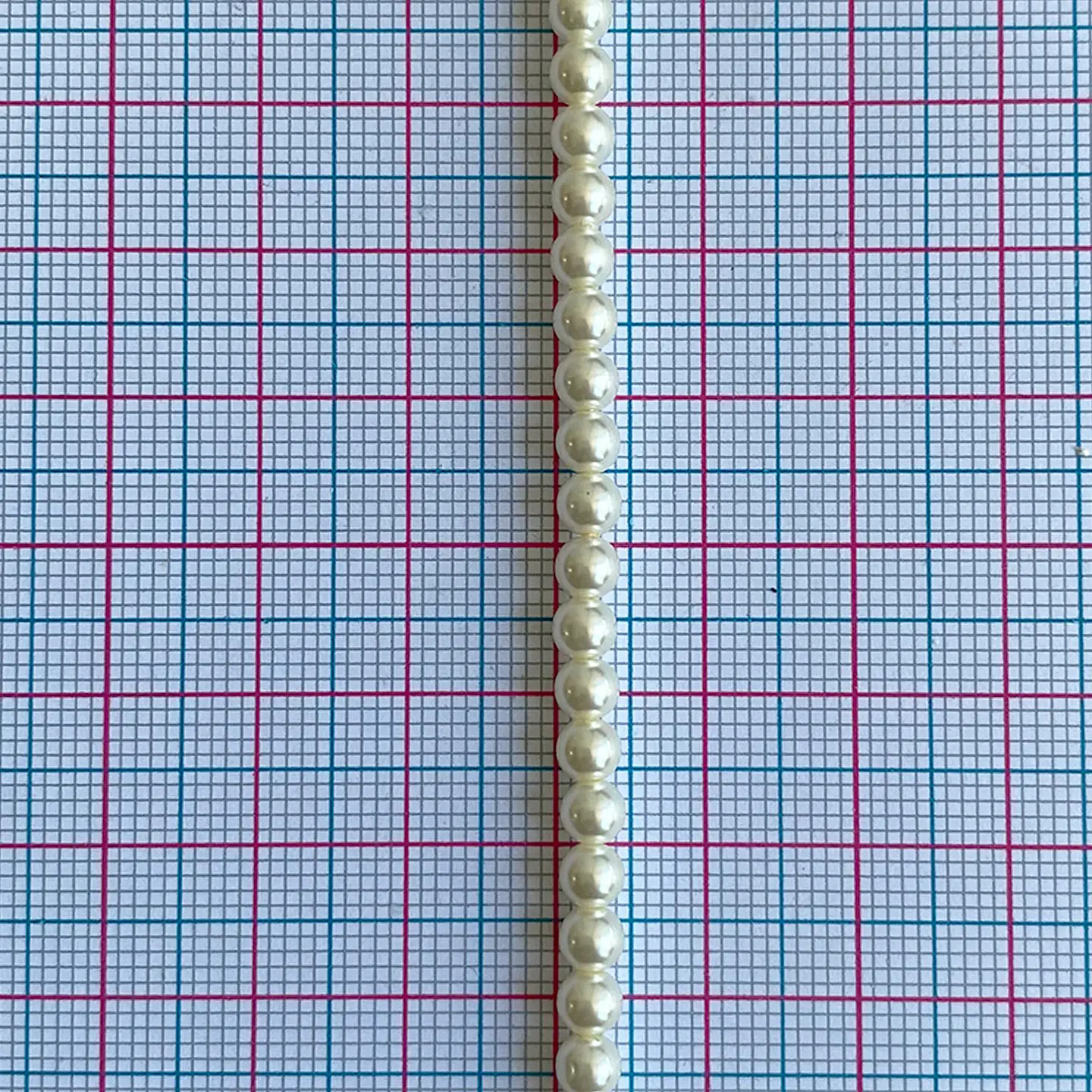 Separador Bola Beige Marfil • Perla Shell • 4 mm 2