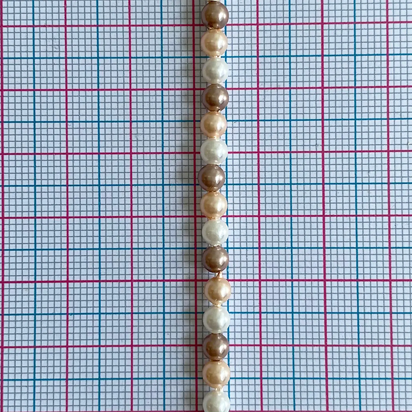 Separador Bola Combinada Nude • Perla Shell • 4 mm 2