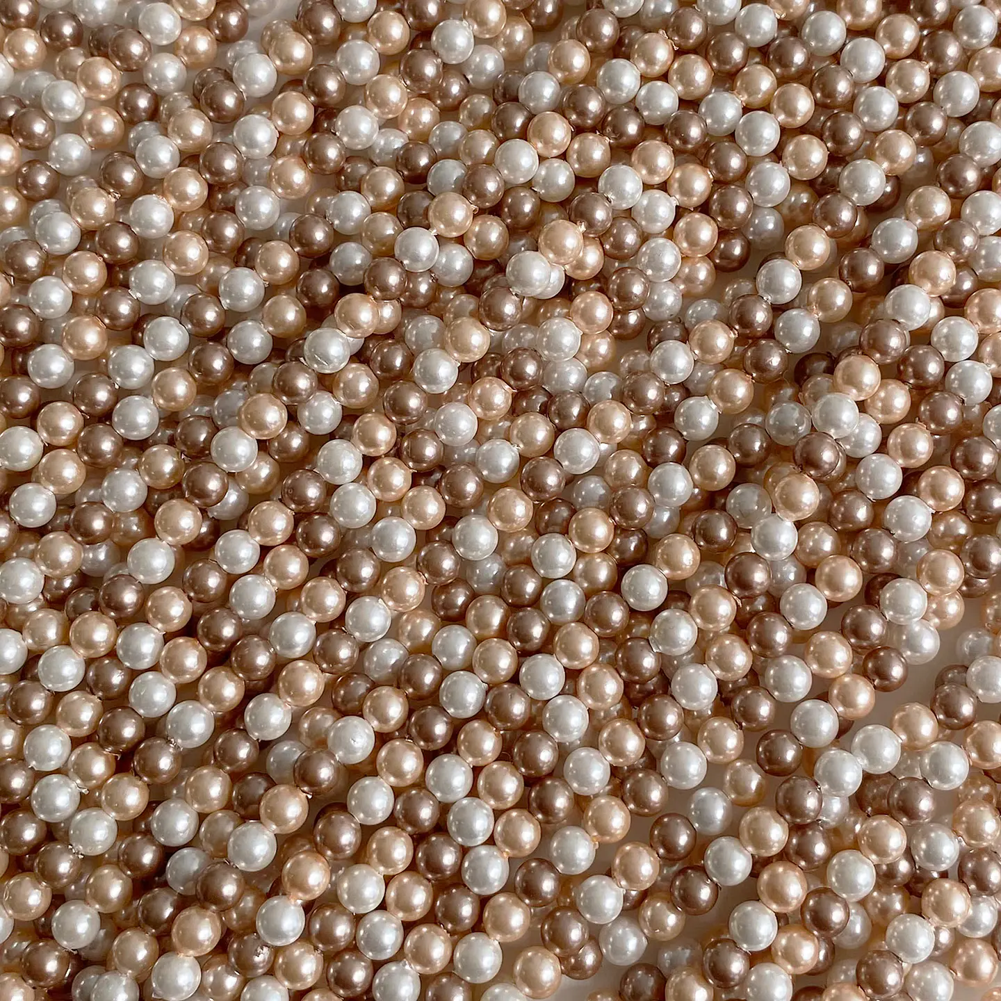 Separador Bola Combinada Nude • Perla Shell • 4 mm 1