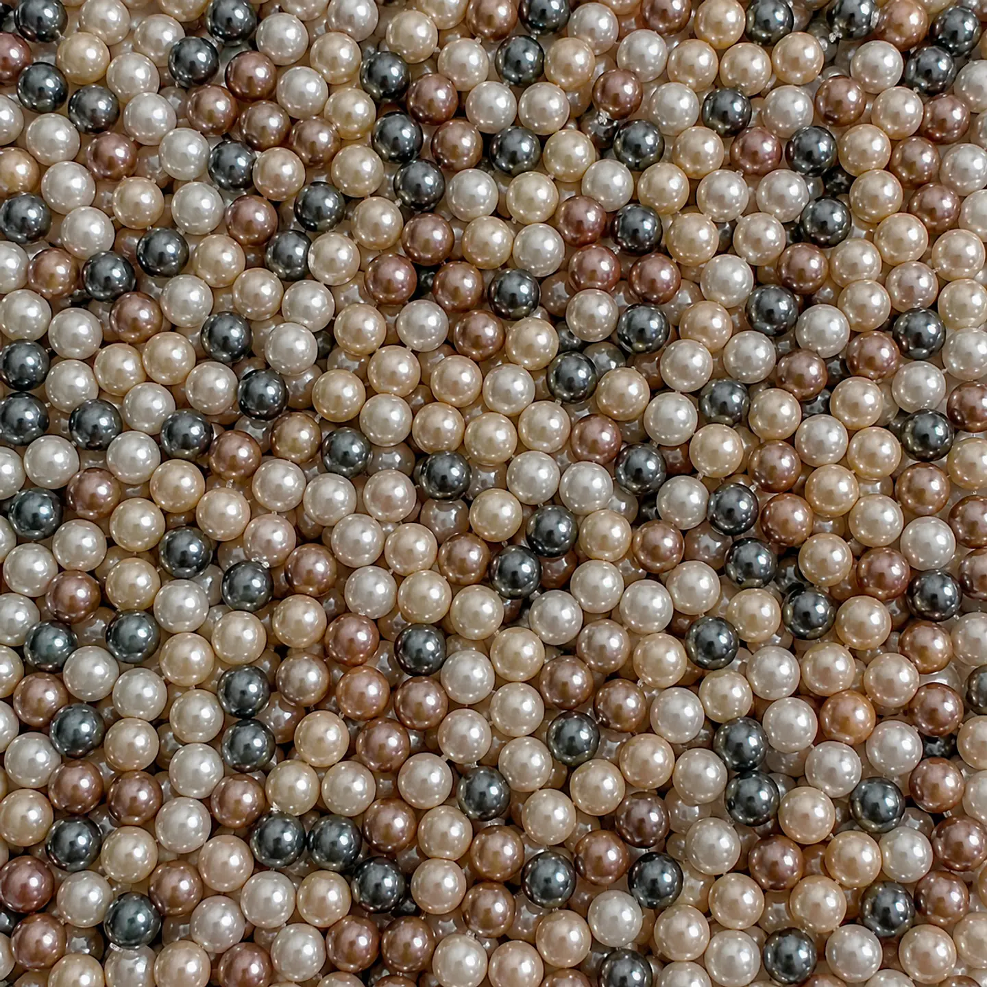Separador Bola Combinada Nude Oscuro • Perla Shell • 4 mm 1