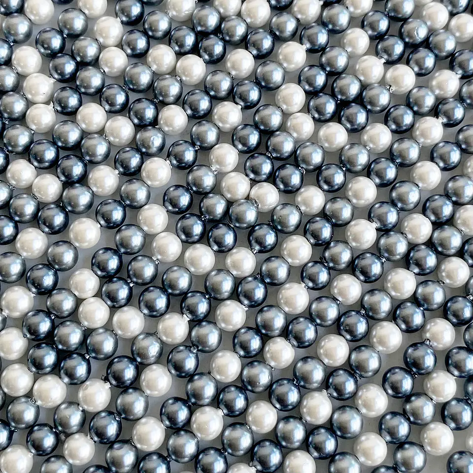 Separador Bola Combinada Grises • Perla Shell • 4 mm 1