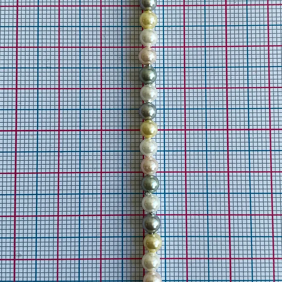 Separador Bola Combinada Pasteles • Perla Shell • 4 mm 2