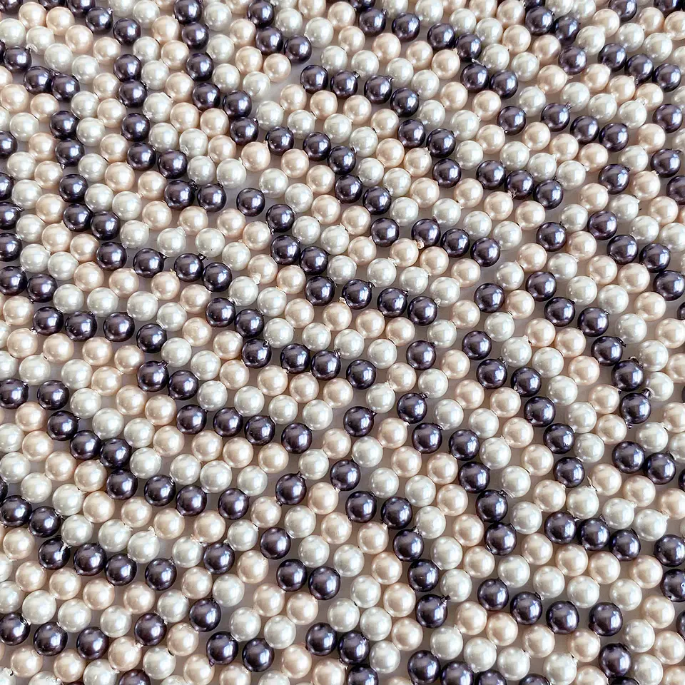 Separador Bola Combinada Nude / Morado • Perla Shell • 4 mm 1