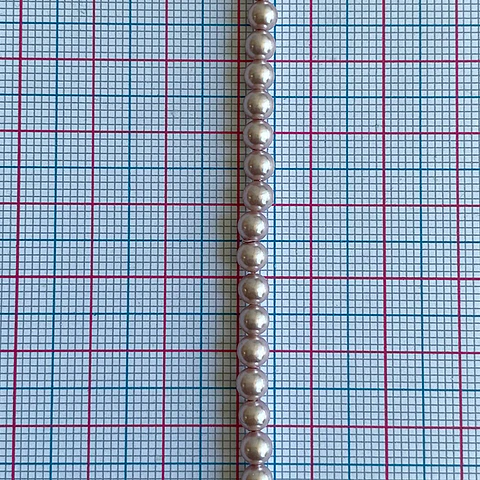 Separador Bola Lila • Perla Shell • 4 mm