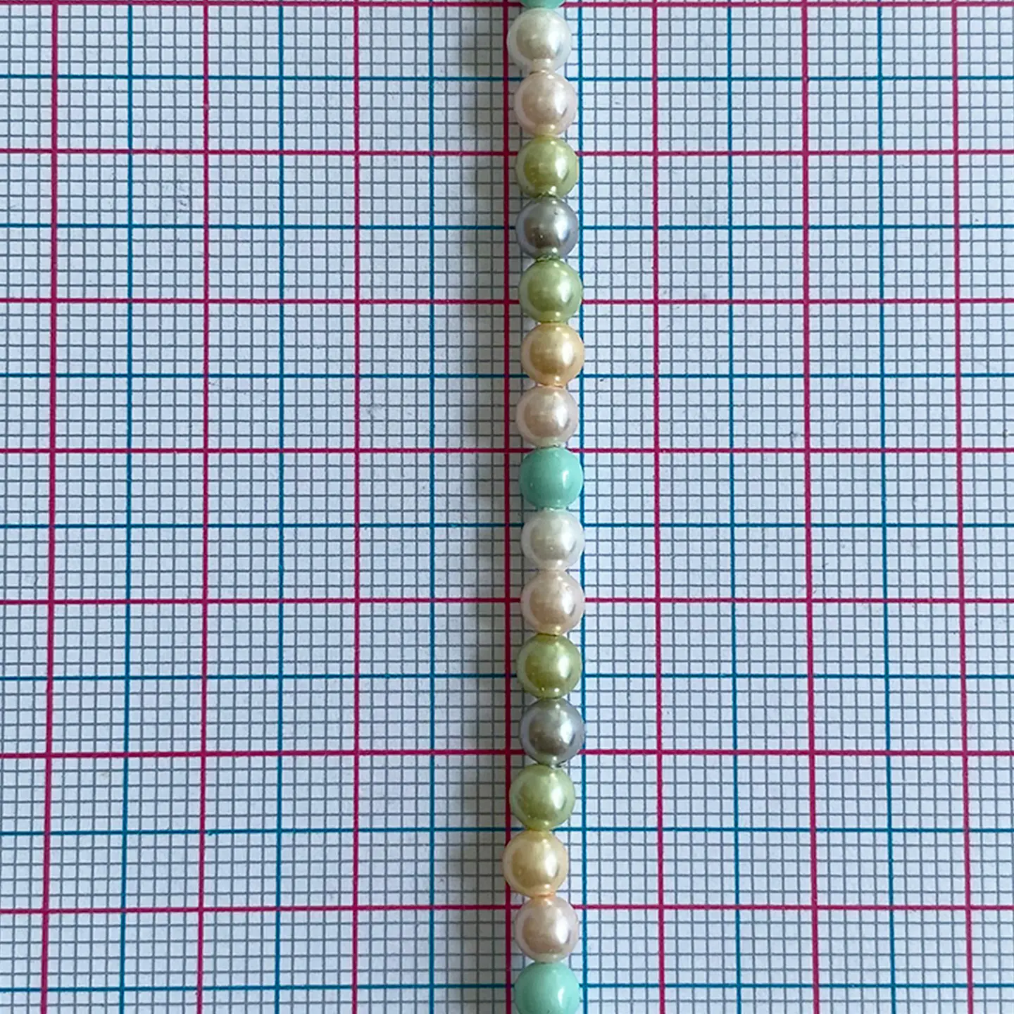 Separador Bola Combinada Verdes • Perla Shell • 4 mm 2