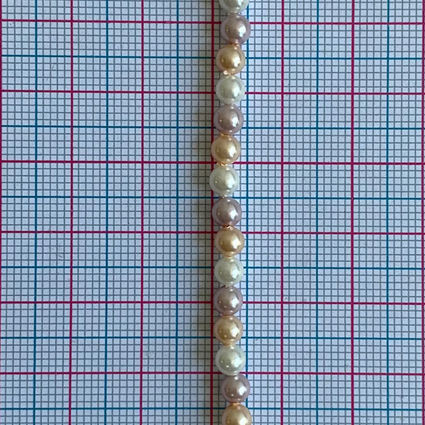 Separador Bola Combinada Rosados • Perla Shell • 4 mm 2