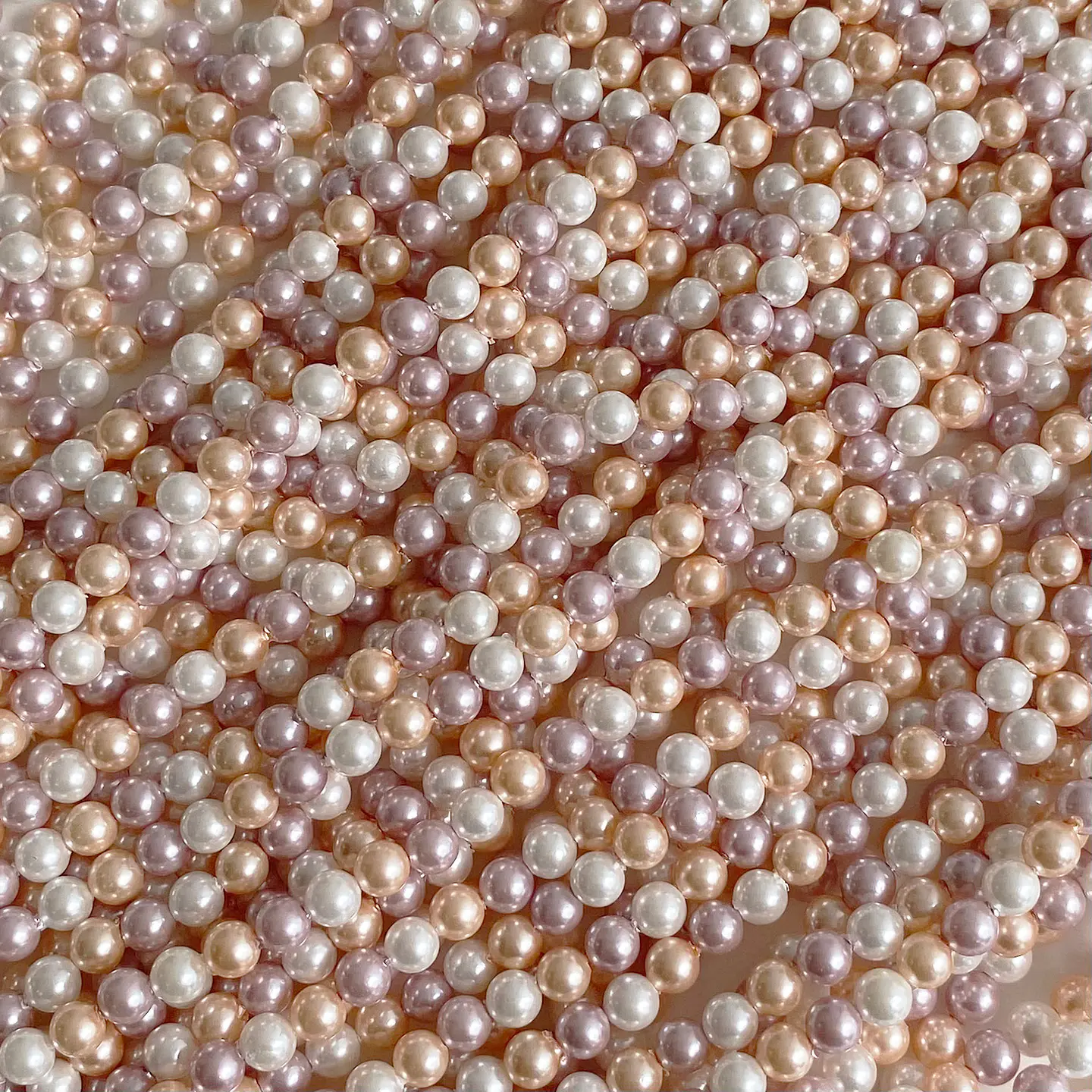 Separador Bola Combinada Rosados • Perla Shell • 4 mm 1