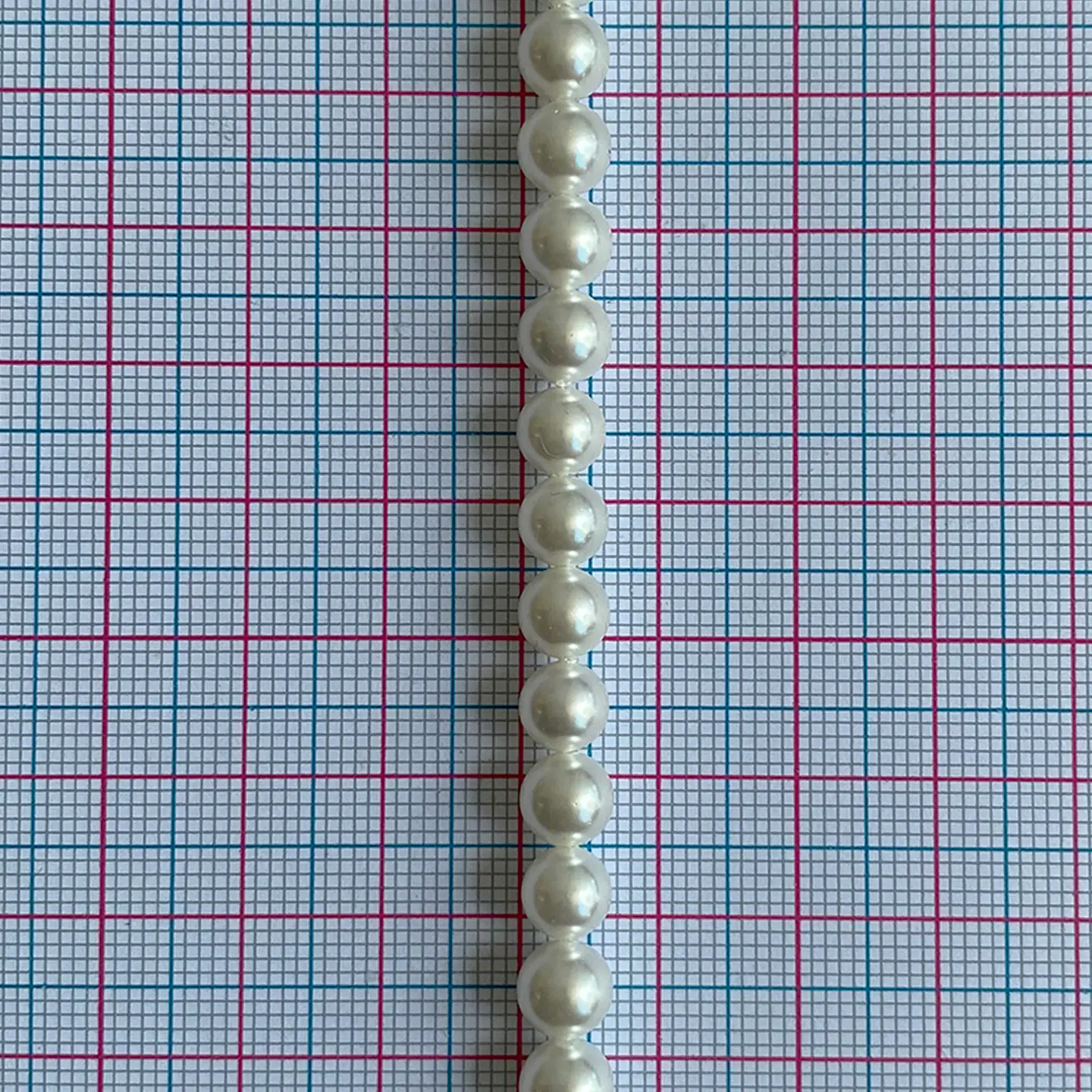 Separador Bola Blanca • Perla Shell • 6 mm 2