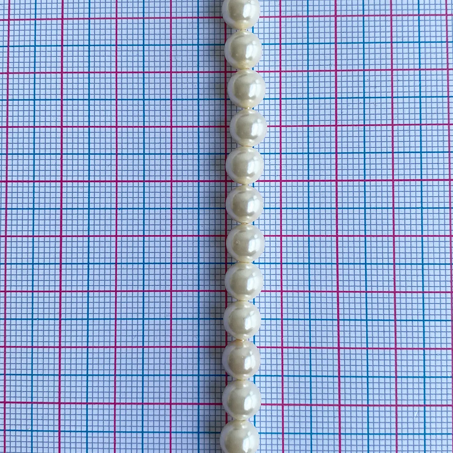 Separador Bola Beige Fuerte • Perla Shell • 6 mm 2