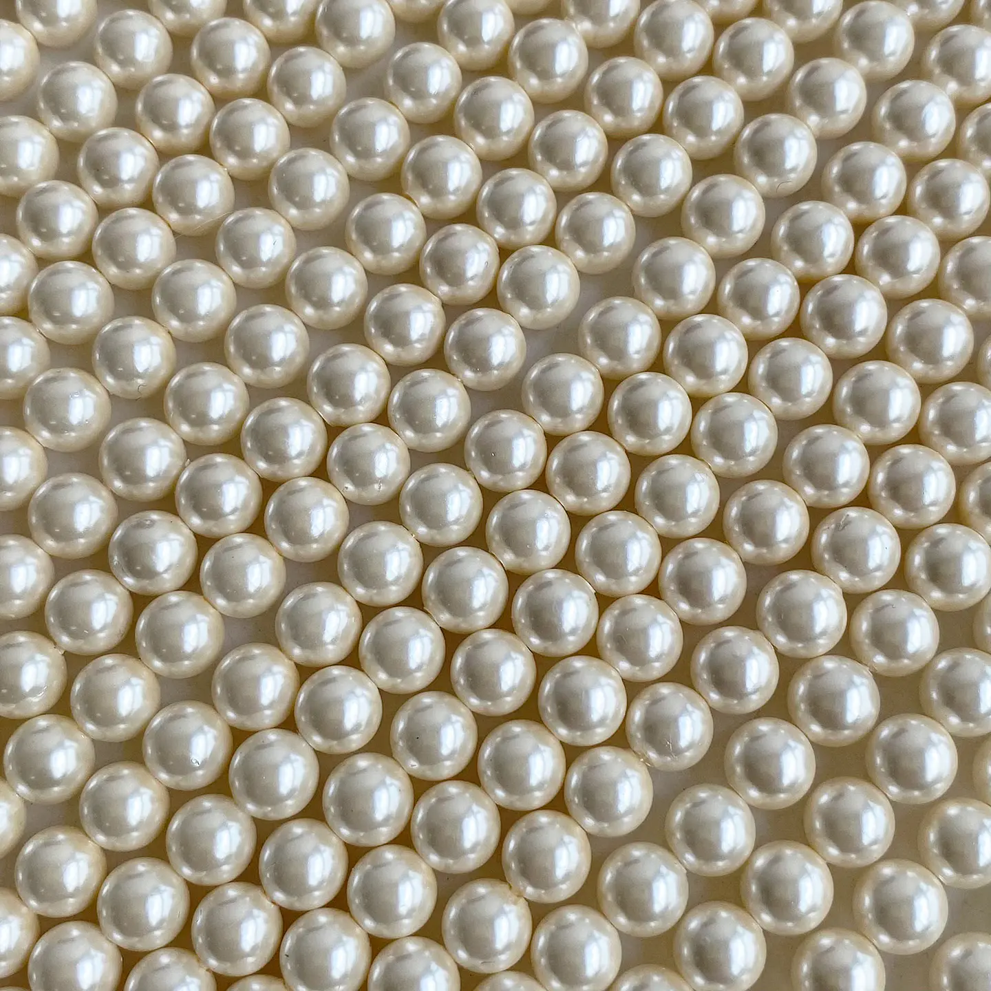 Separador Bola Beige Fuerte • Perla Shell • 6 mm 1