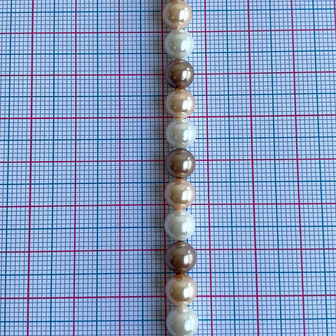 Separador Bola Combinada Cafes • Perla Shell • 6 mm