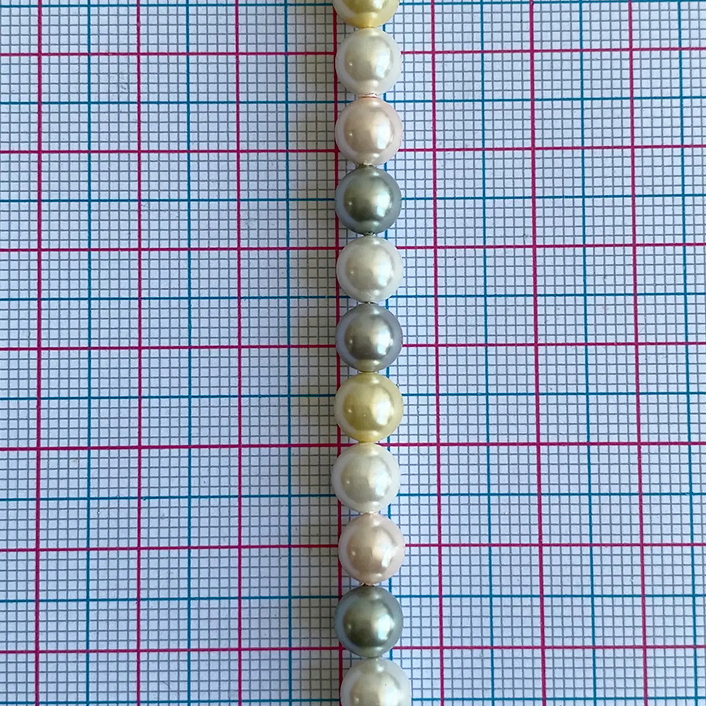 Separador Bola Combinada Pasteles • Perla Shell • 6 mm 2