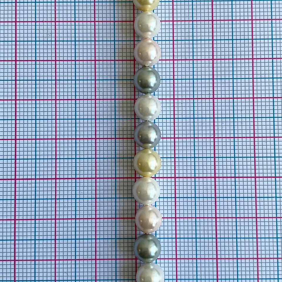 Separador Bola Combinada Pasteles • Perla Shell • 6 mm 2