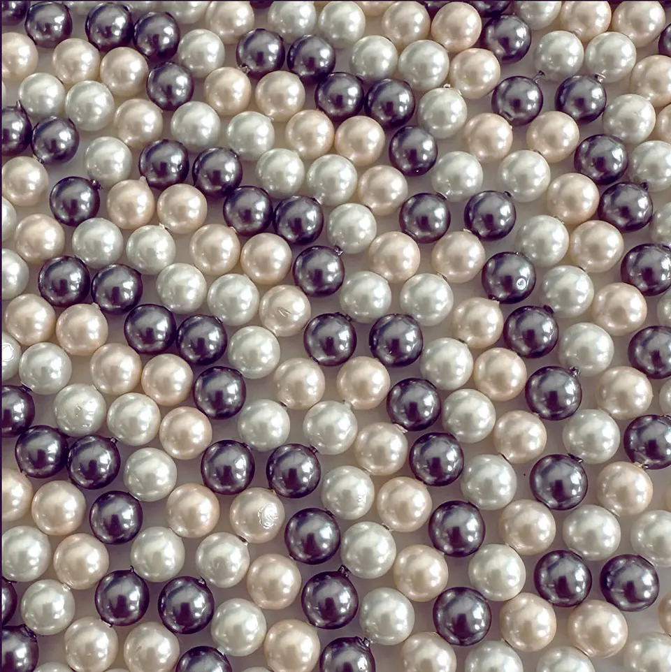 Separador Bola Combinada Nude / Morado • Perla Shell • 6 mm 1