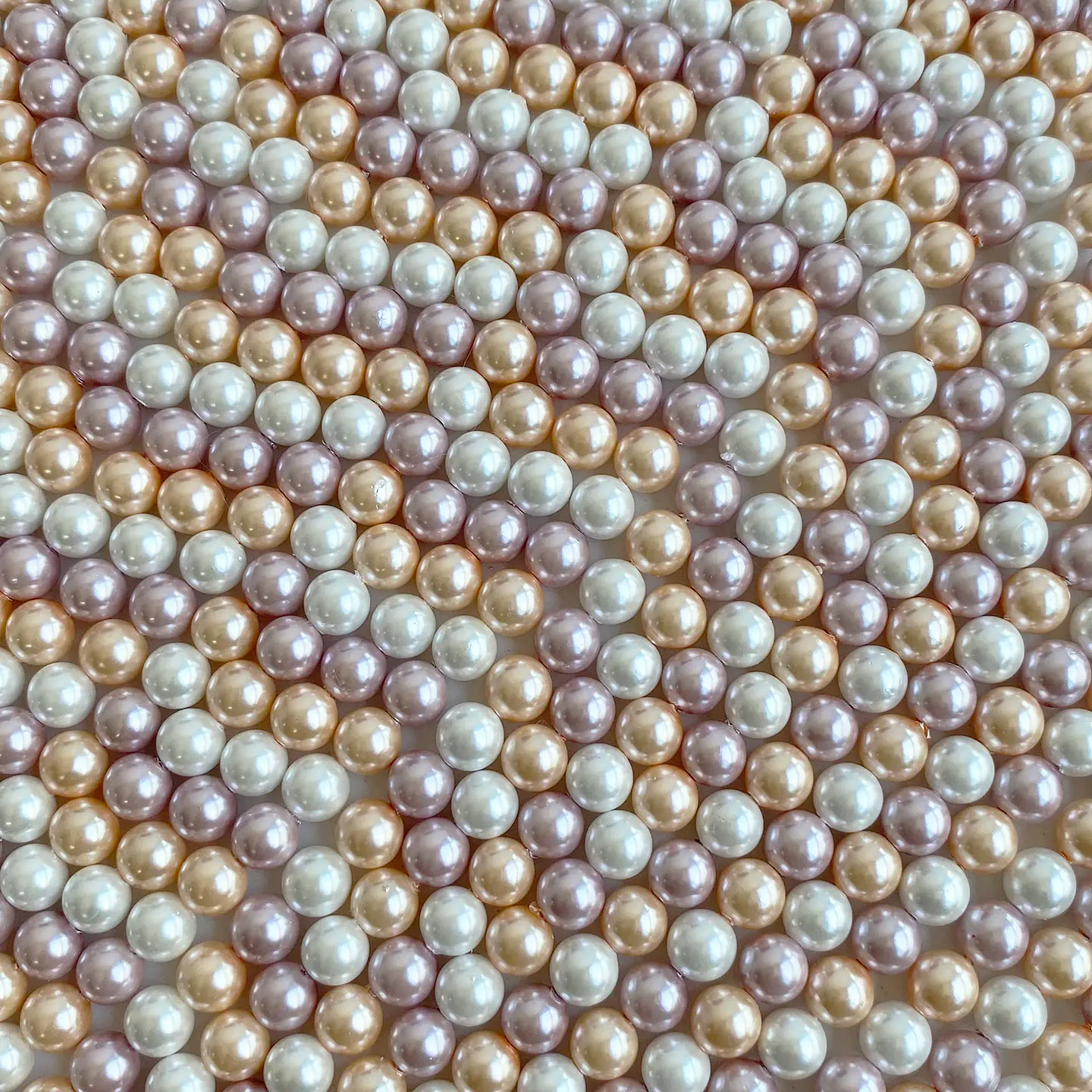 Separador Bola Combinada Rosados • Perla Shell • 6 mm 1