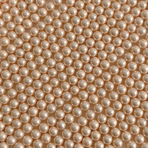 Separador Bola Salmón • Perla Shell • 6 mm