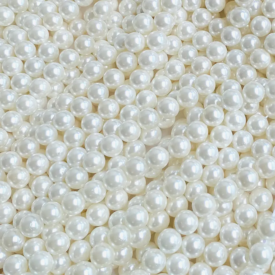 Separador Bola Beige • Perla Shell • 8 mm 1