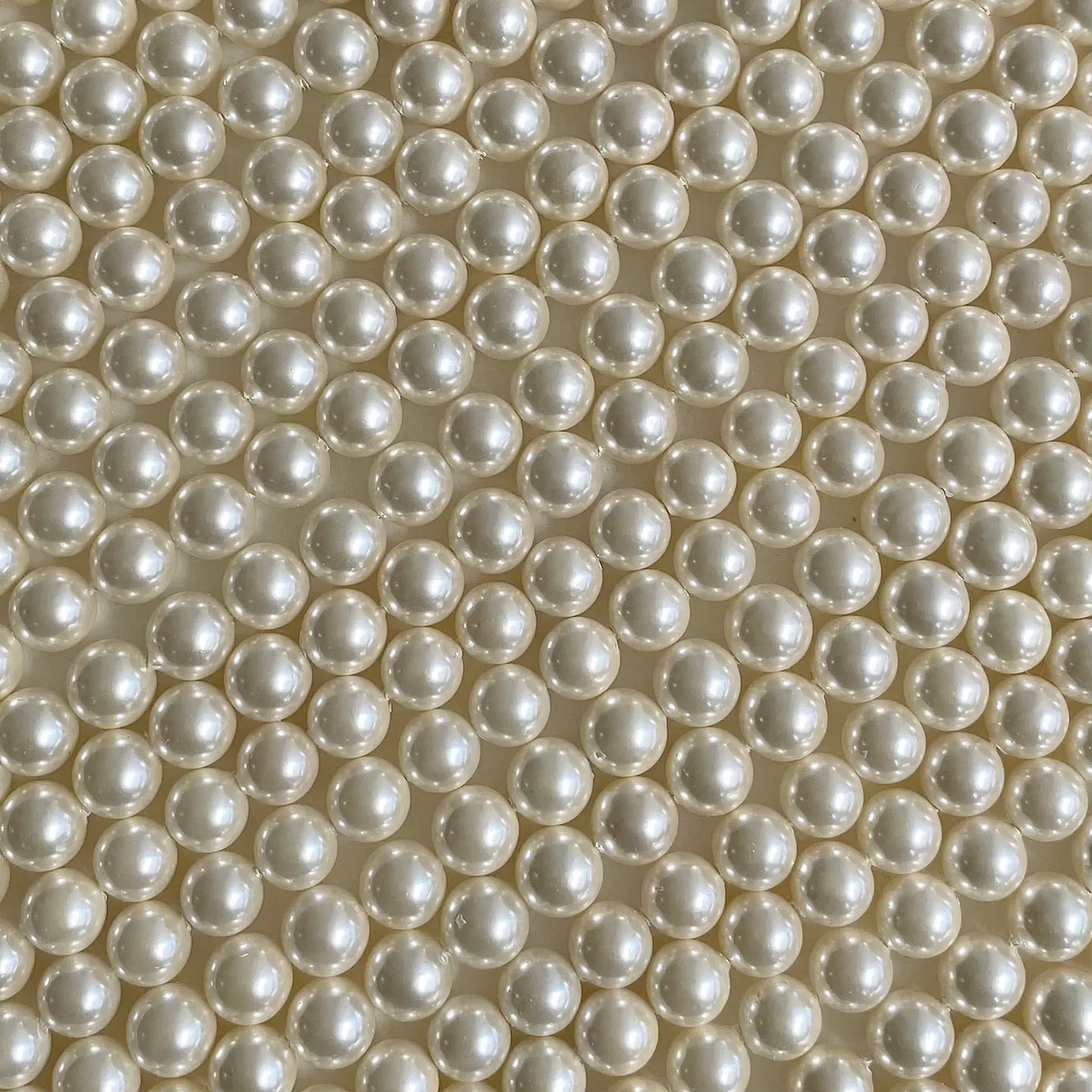 Separador Bola Beige Marfil • Perla Shell • 8 mm 1