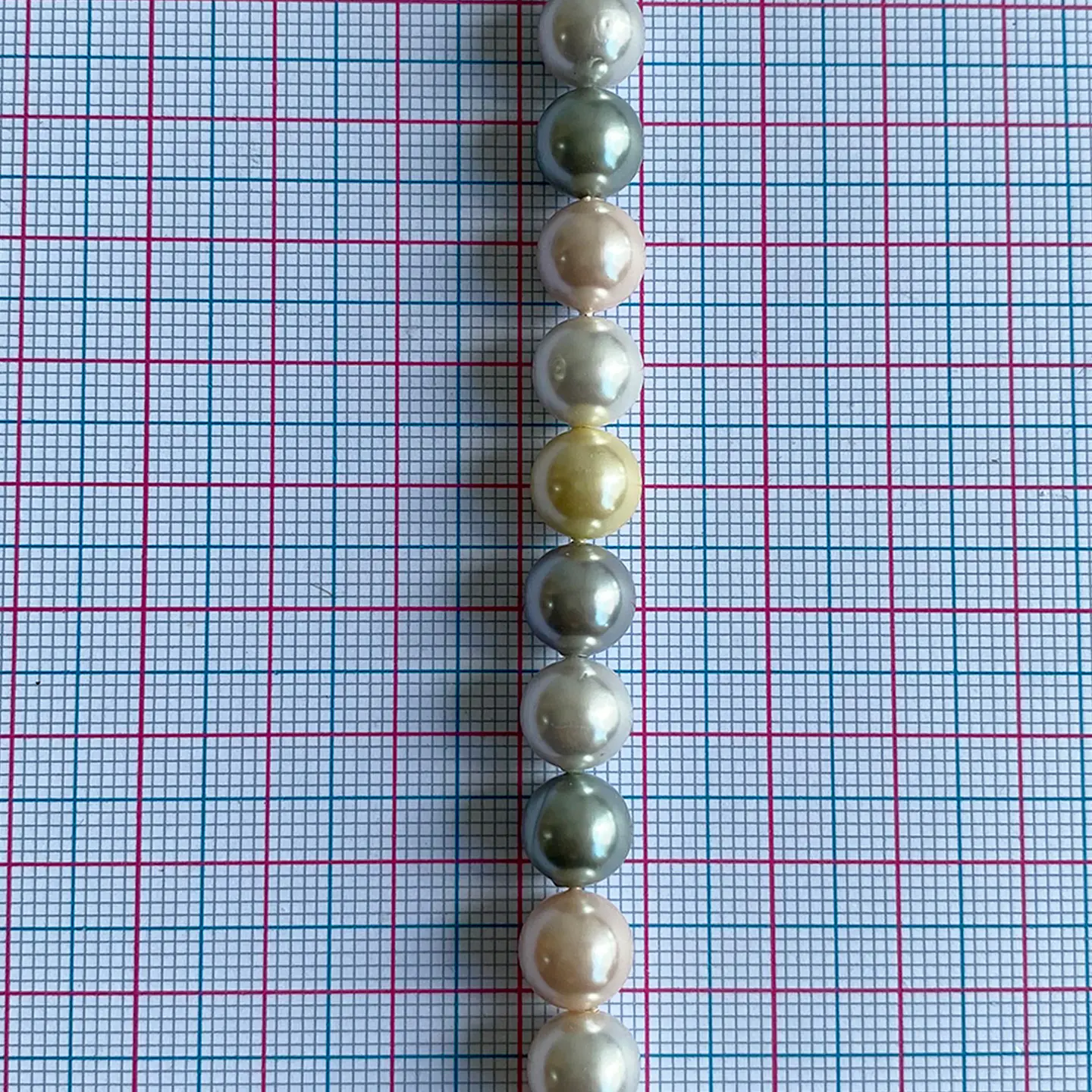 Separador Bola Combinada Pasteles • Perla Shell • 8 mm 2
