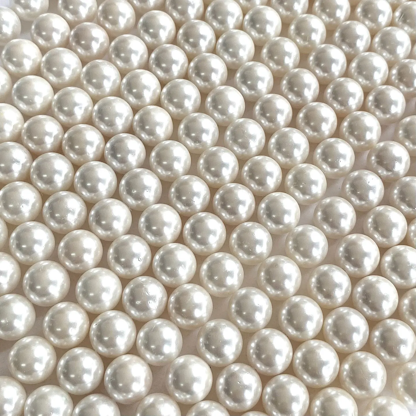 Separador Bola Beige • Perla Shell • 10 mm 1