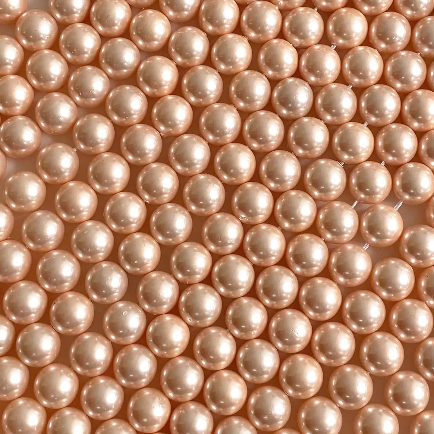 Separador Bola Salmón • Perla Shell • 10 mm 1