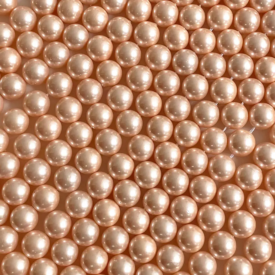 Separador Bola Salmón • Perla Shell • 10 mm 1
