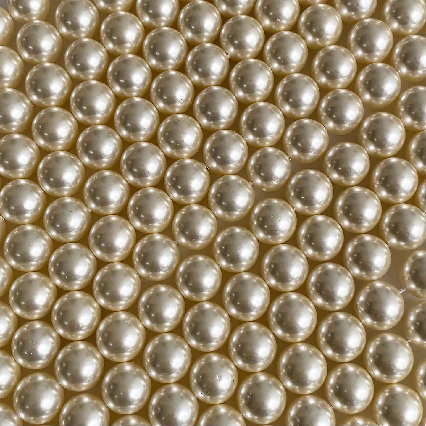 Separador Bola Beige Marfil • Perla Shell • 12 mm 1