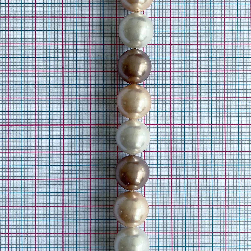 Separador Bola Combinada Cafes • Perla Shell • 12 mm 2