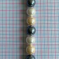 Separador Bola Combinada Nude / Gris • Perla Shell • 12 mm - Miniatura 2