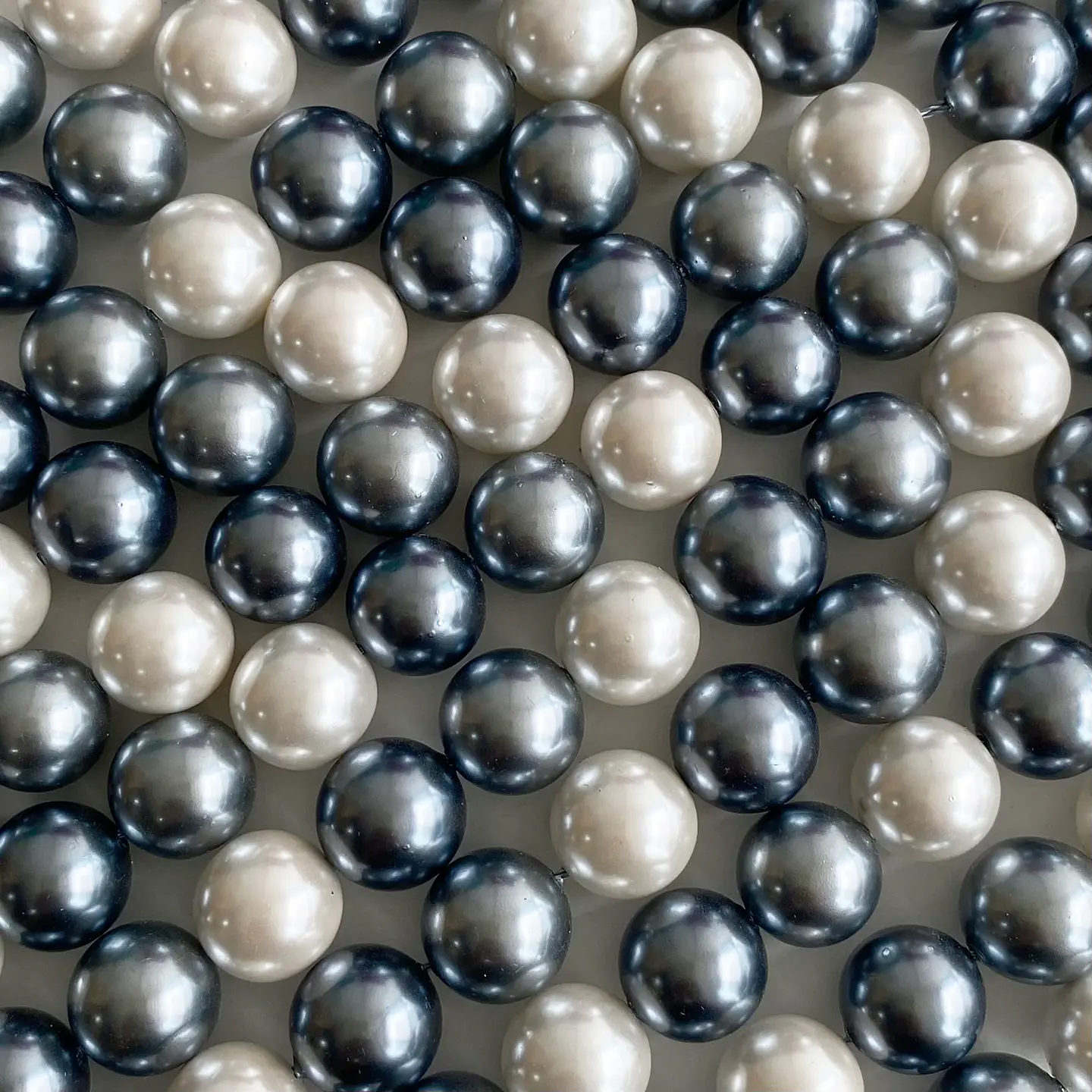Separador Bola Combinada Grises • Perla Shell • 8 mm 1