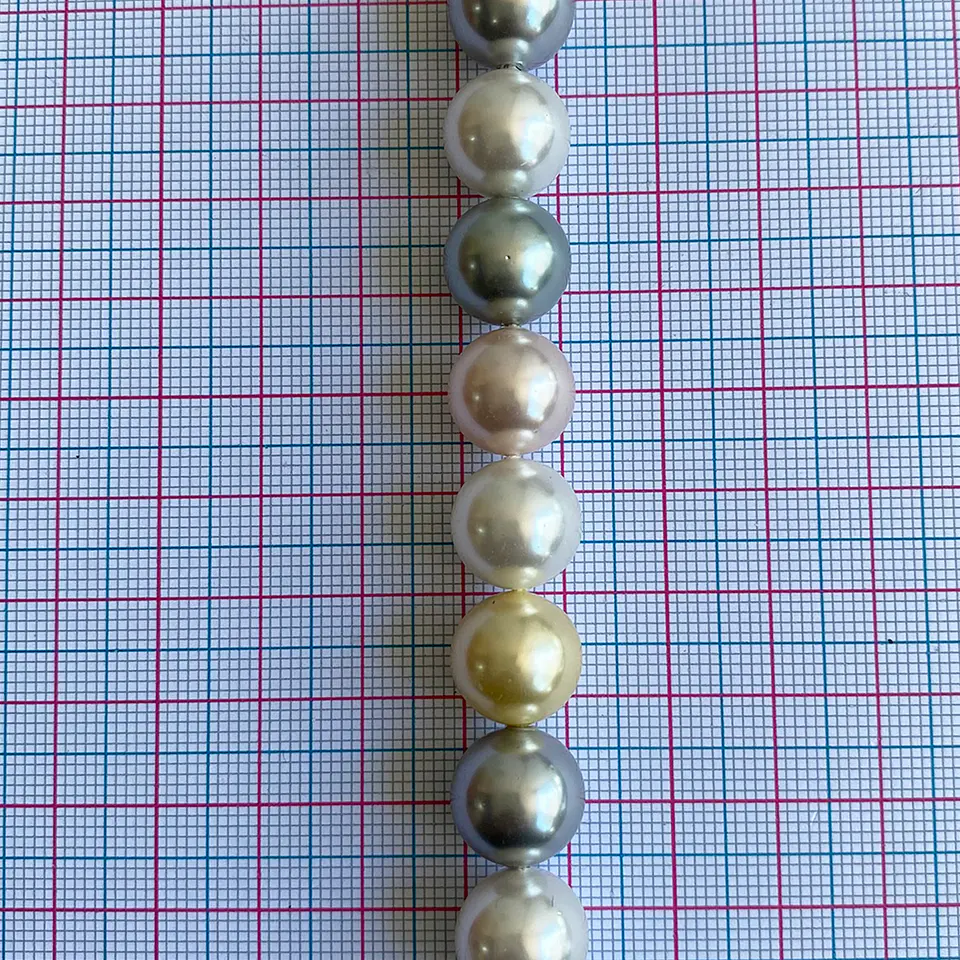 Separador Bola Combinada Pasteles • Perla Shell • 12 mm 2