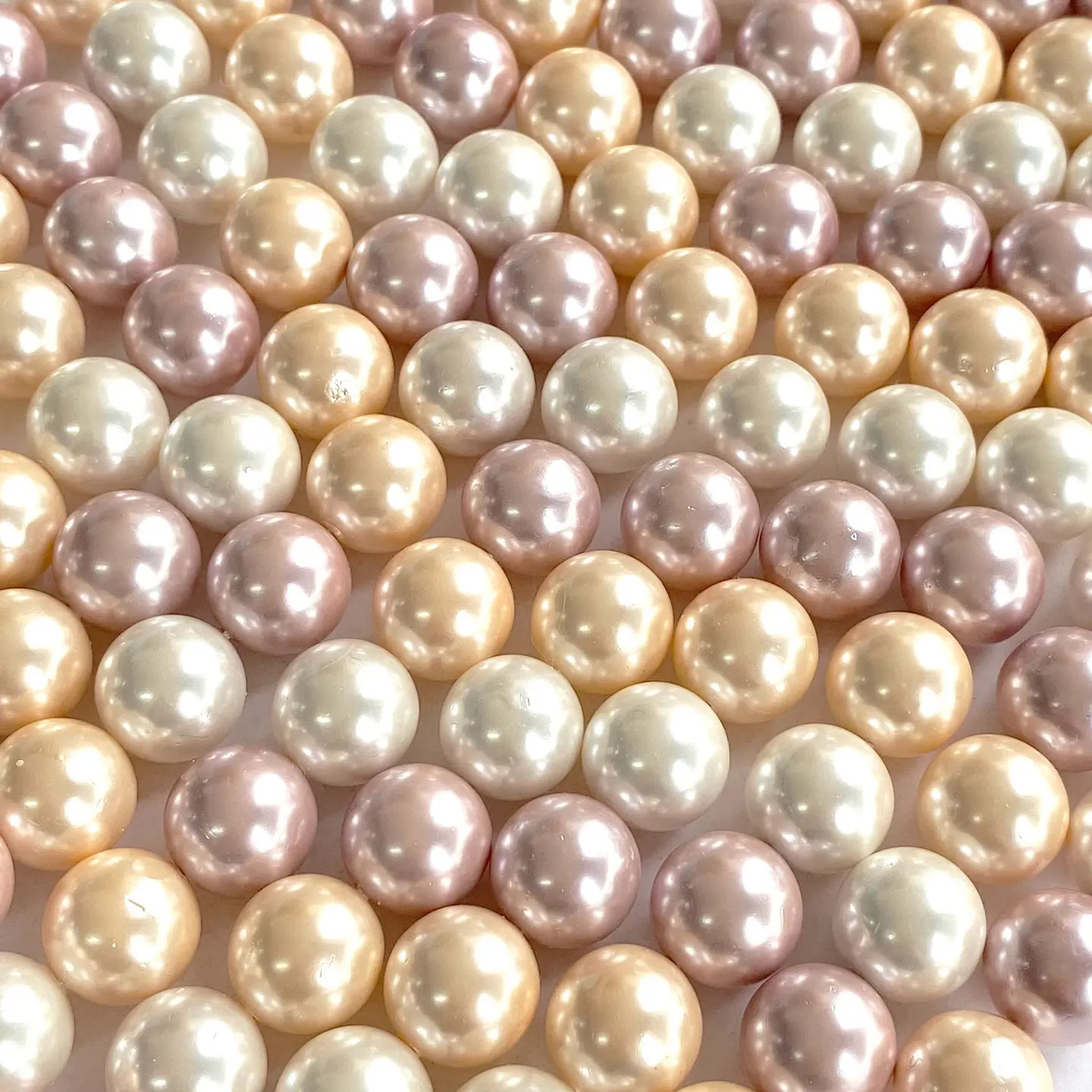 Separador Bola Combinada Rosados • Perla Shell • 12 mm 1