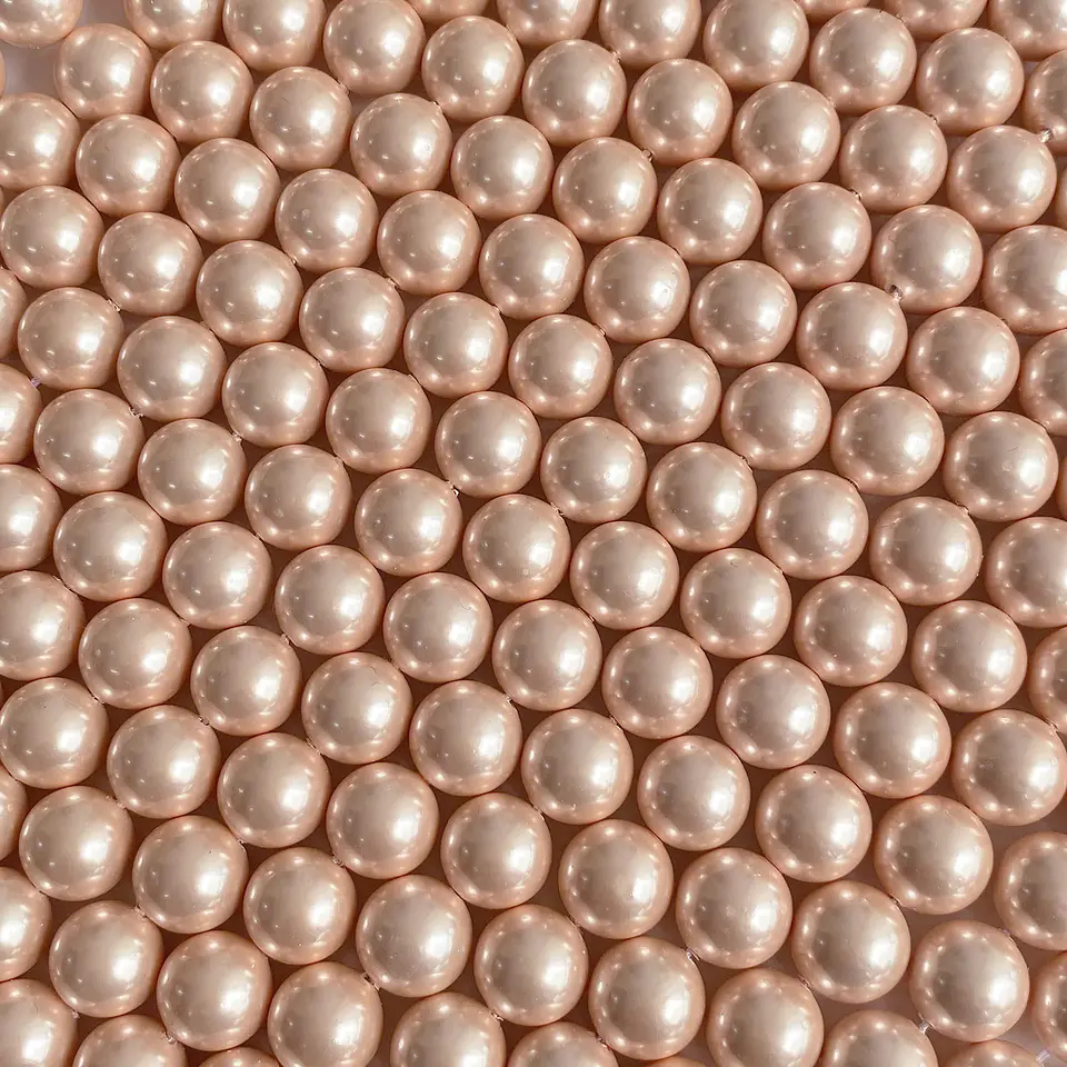 Separador Bola Salmón • Perla Shell • 12 mm 1