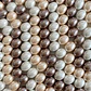 Separador Ovalo Combinada Cafes • Perla Shell • 12x15 mm - Miniatura 1