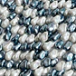 Separador Amorfo Combinado Grises • Perla Shell • 10x14 mm - Miniatura 1