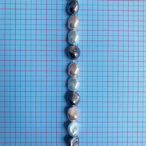 Separador Amorfo Combinado Cafes • Perla Shell • 11x13 mm