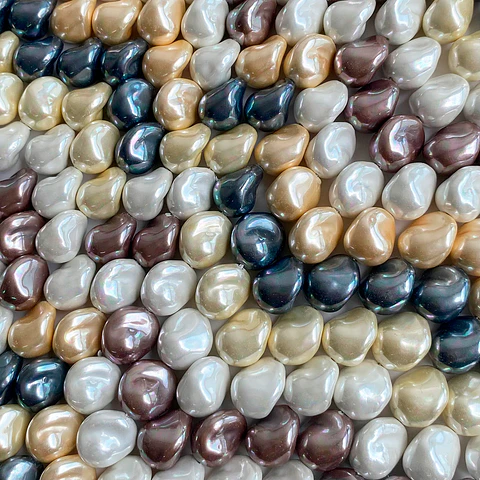 Separador Amorfo Combinado Cafes • Perla Shell • 11x13 mm