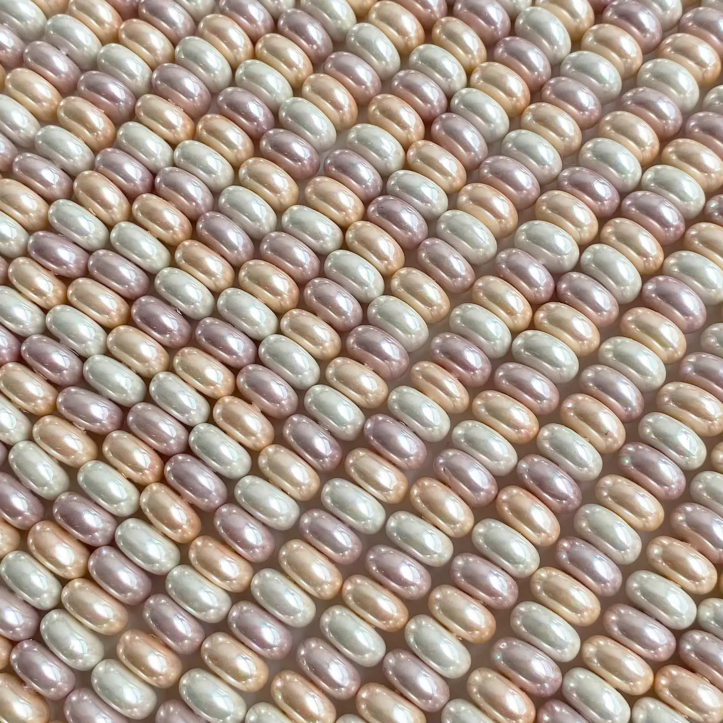 Separador Dona Combinados Rosados • Perla Shell • 5x10 mm 1