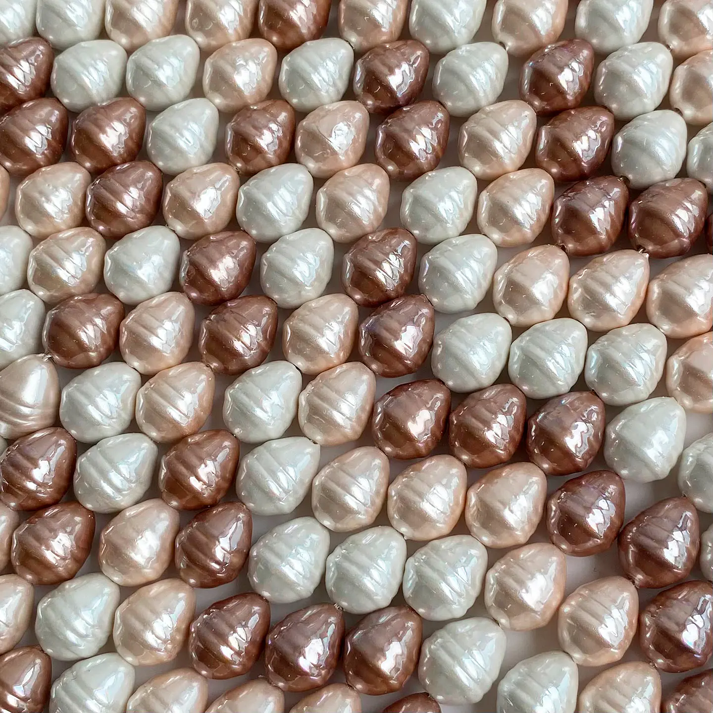 Separador Trompo Combinados Cafes • Perla Shell • 10x13 mm 1