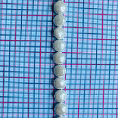Separador Pastilla Blanco • Perla Shell • 10 mm